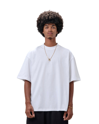 New polo Oversized - Blanco premium