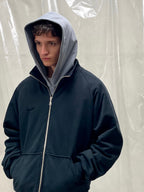 HeavyWeight Zipper - Washed Black