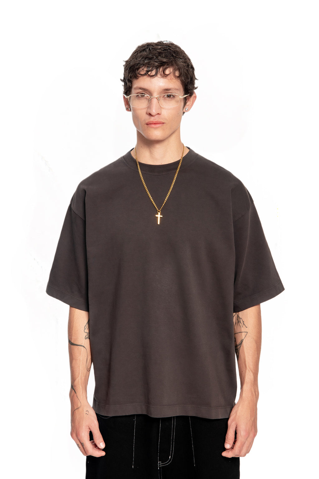 Heavyweight Oversized Tee - Dark Grey