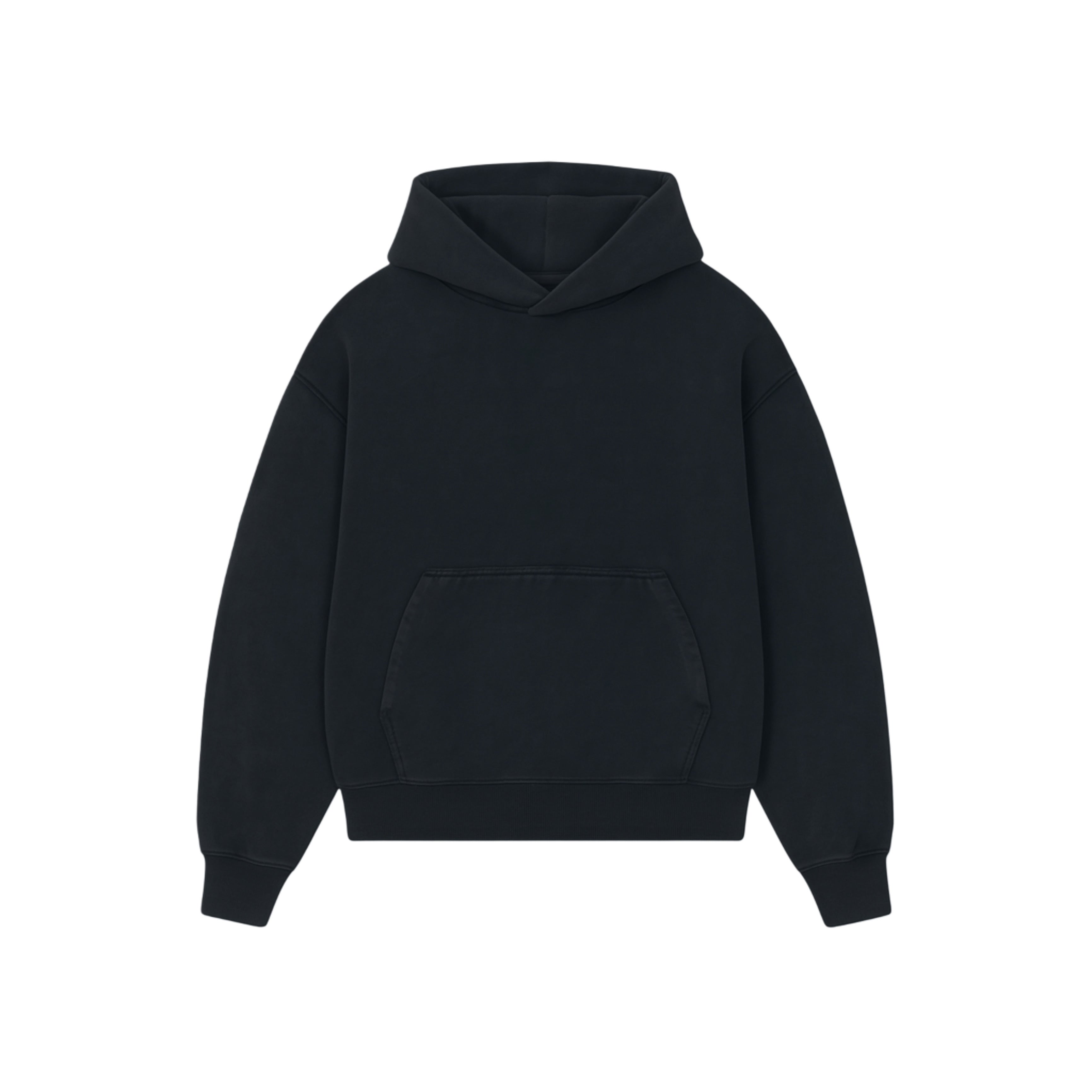 HeavyWeight Hoodie - Washed Black