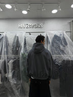 HeavyWeight Hoodie - washed Grey