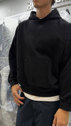 HeavyWeight Hoodie - washed Black