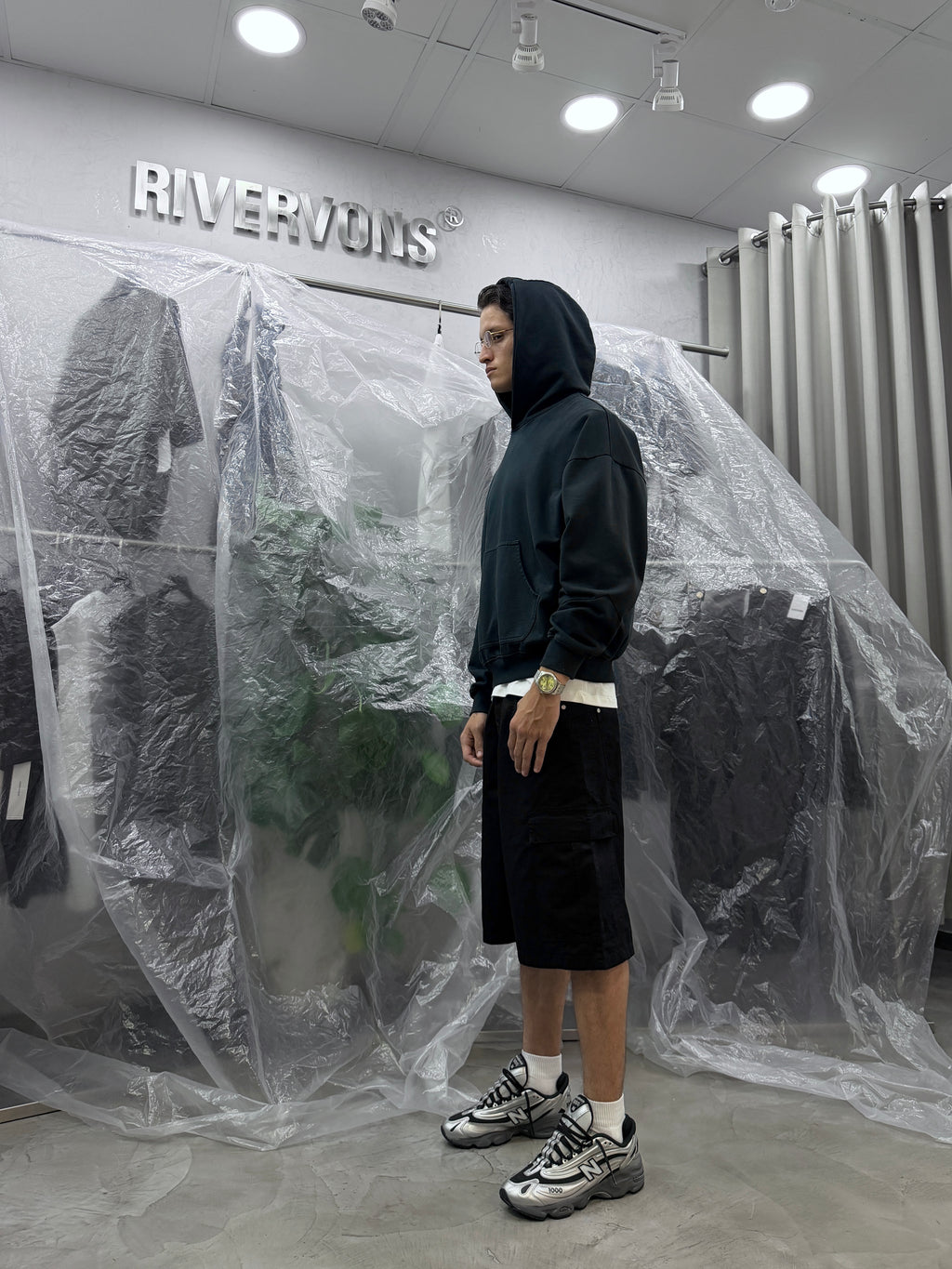 HeavyWeight Hoodie - Washed Blue