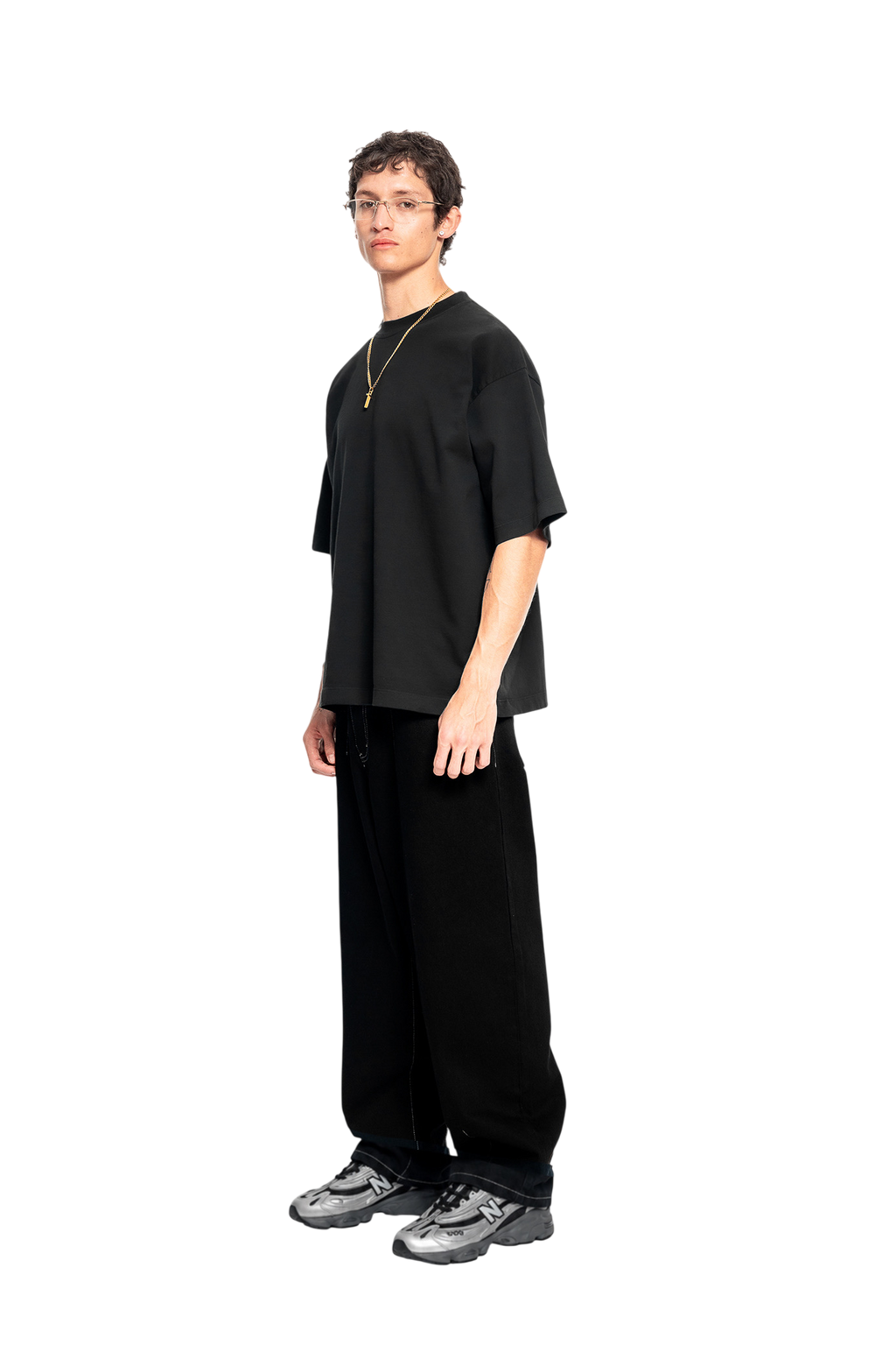 Middleweight Oversized Tee - Washed Black