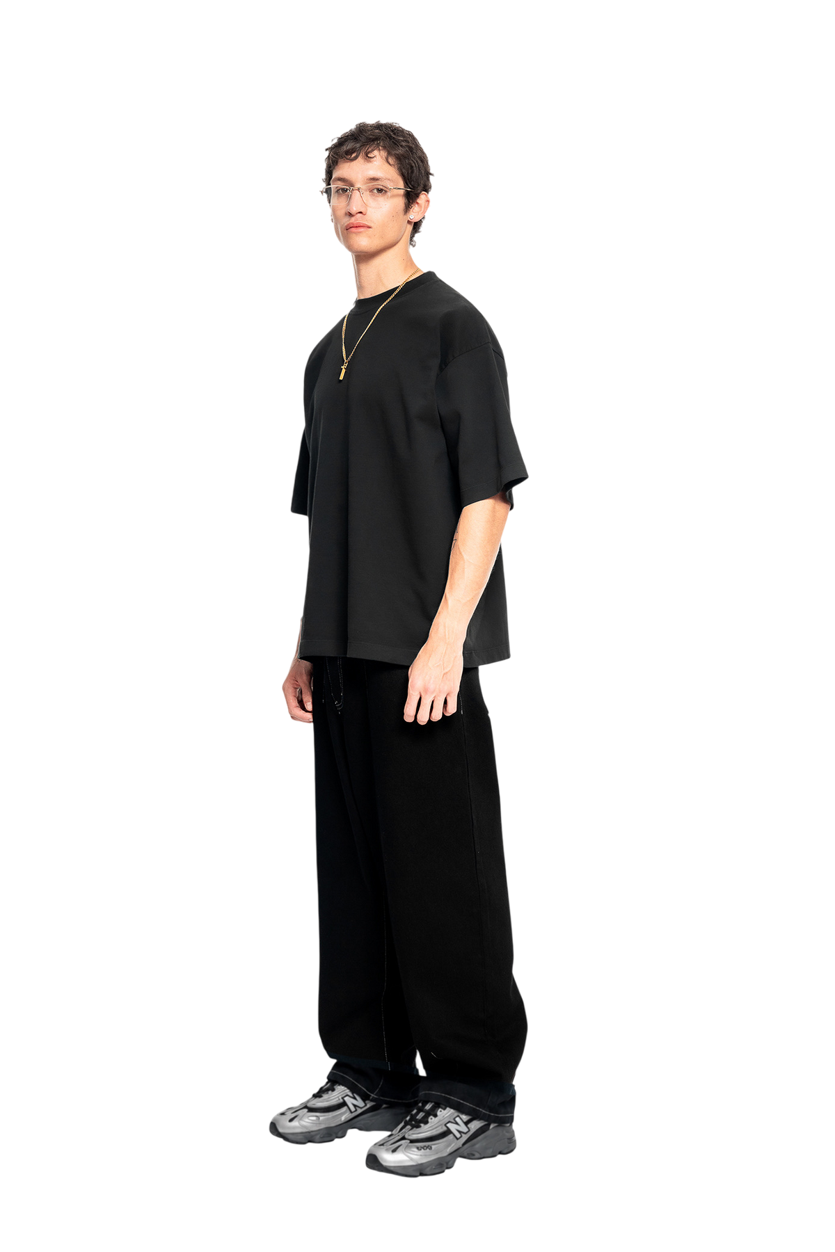 Middleweight Oversized Tee - Washed Black