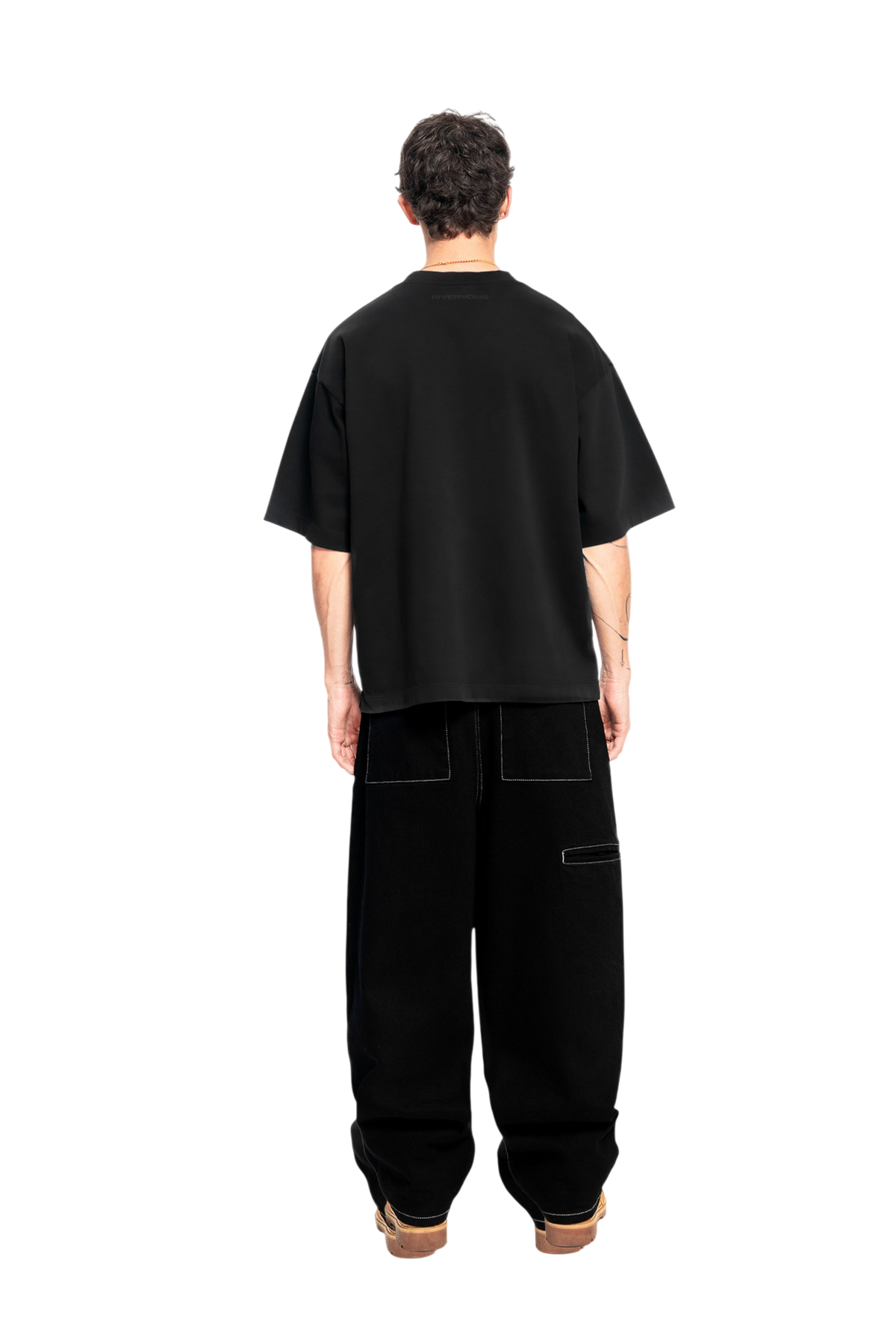 Middleweight Oversized Tee - Washed Black
