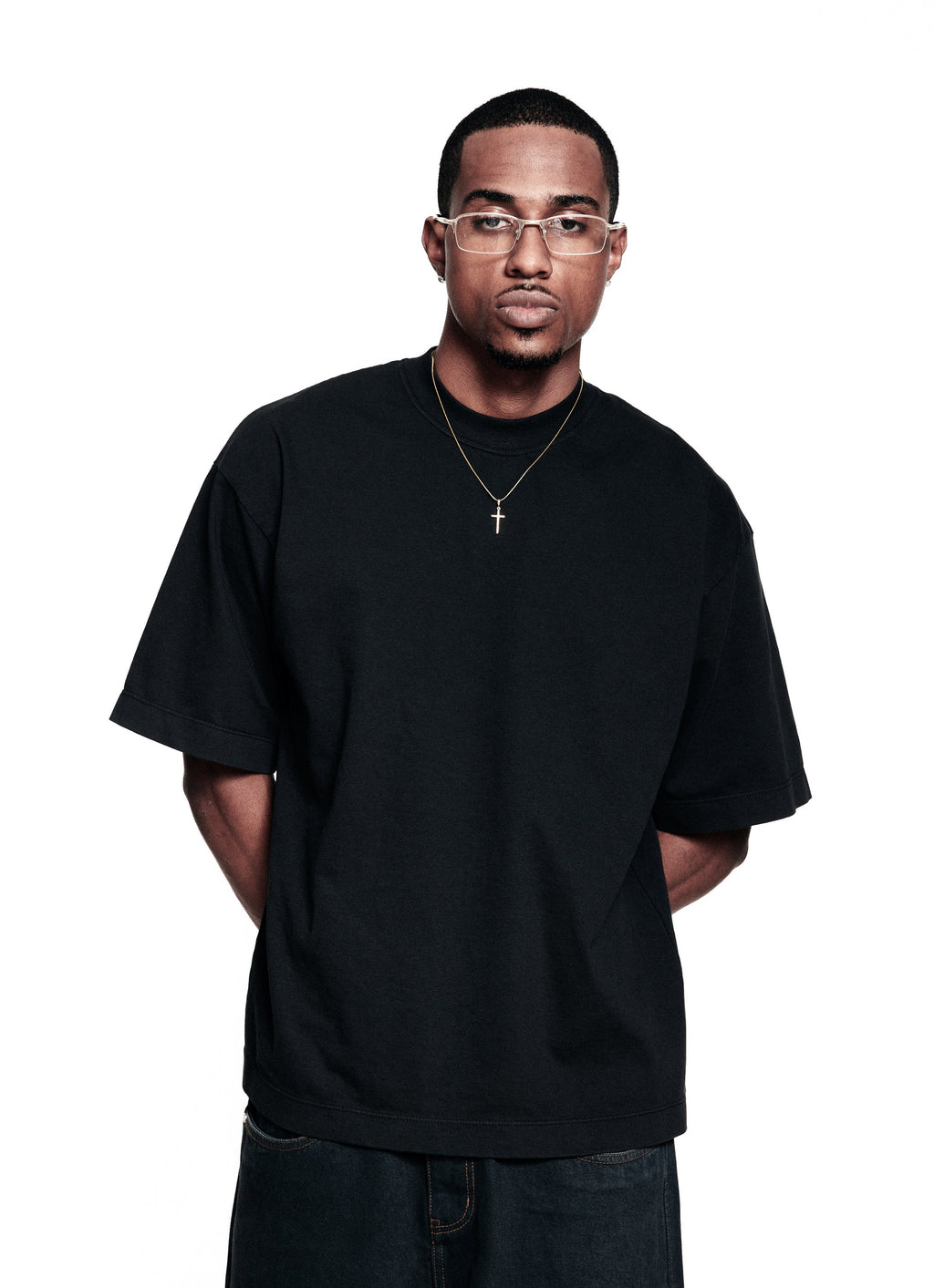 Middleweight Oversized Tee - Washed Black