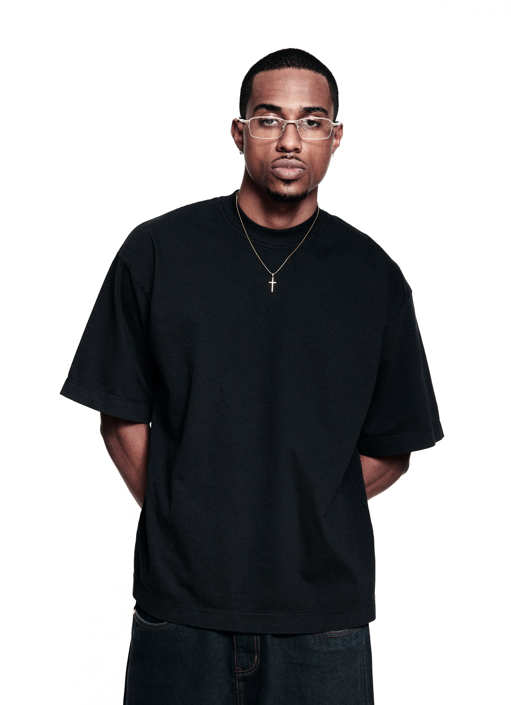Middleweight Oversized Tee - Washed Black