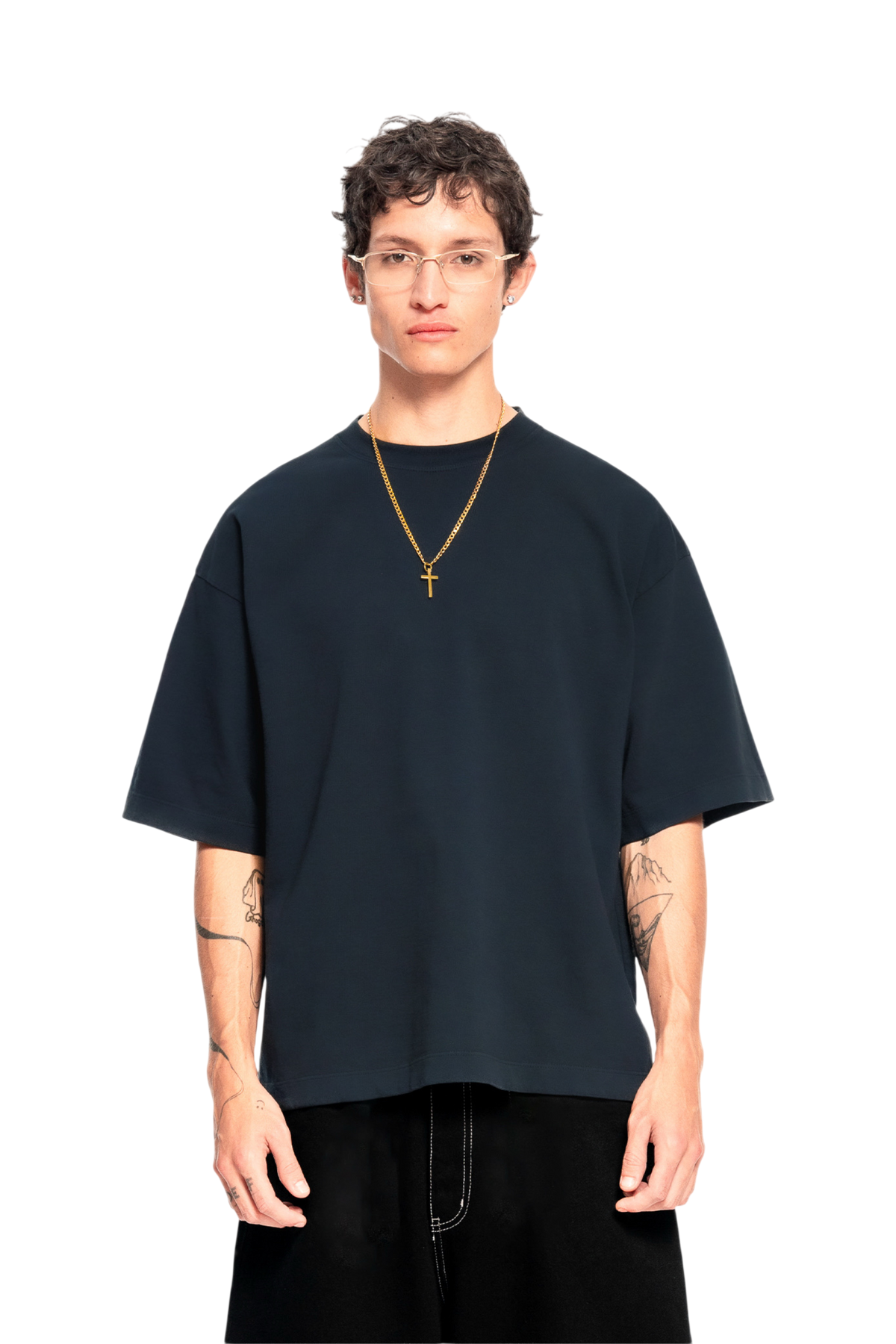Middleweight Oversized Tee - Washed Blue