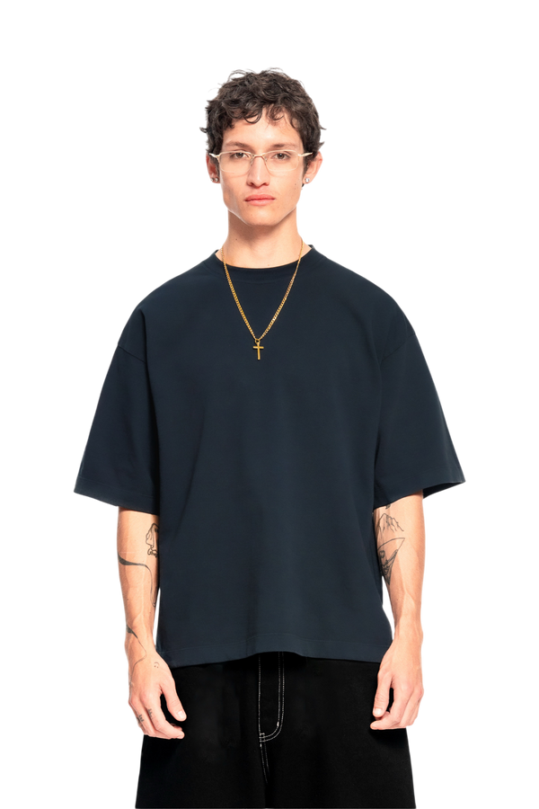 Middleweight Oversized Tee - Washed Blue