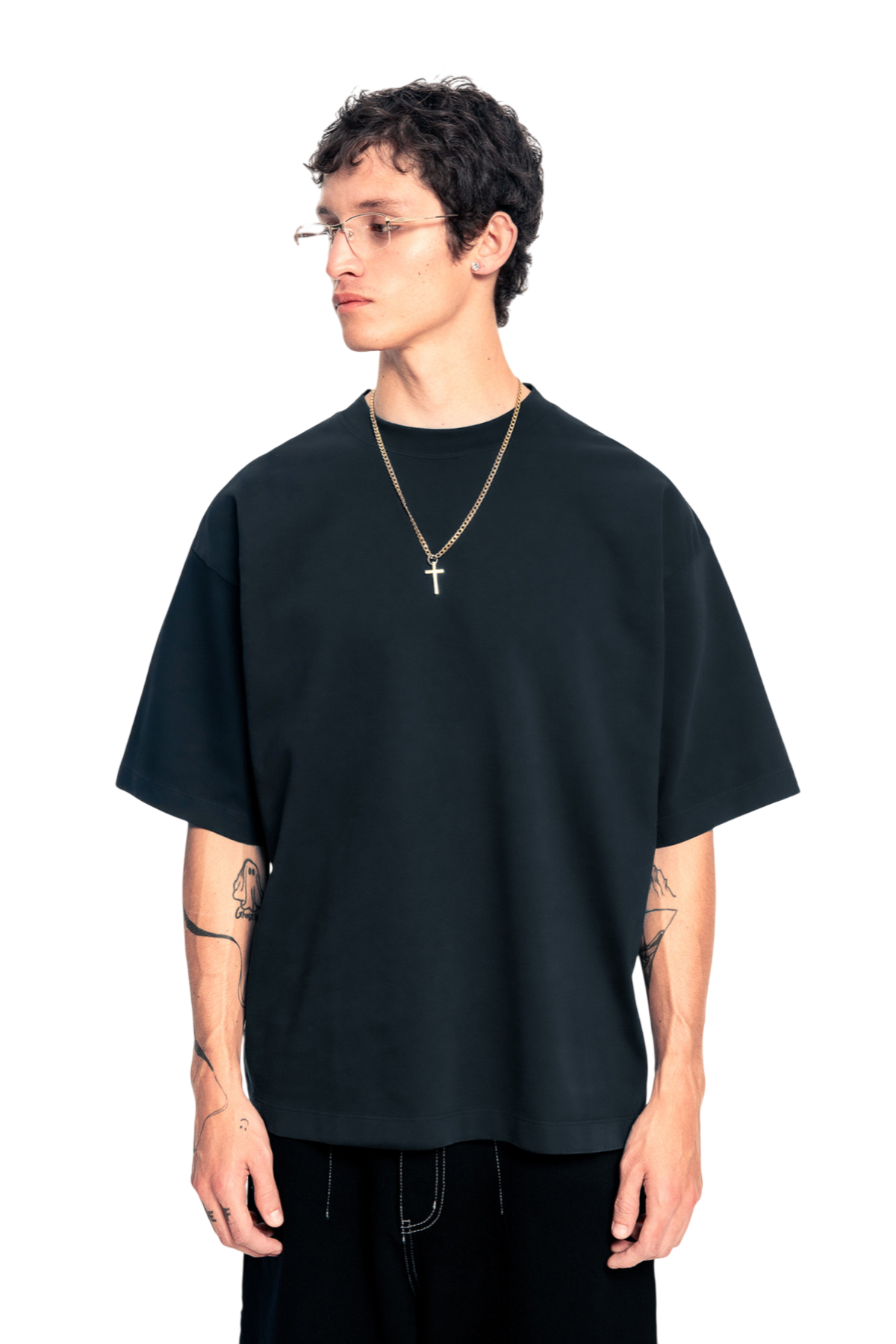 Middleweight Oversized Tee - Washed Blue