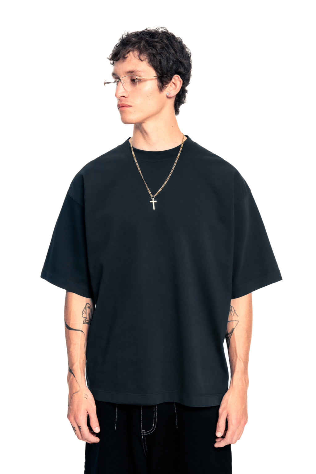 Middleweight Oversized Tee - Washed Blue