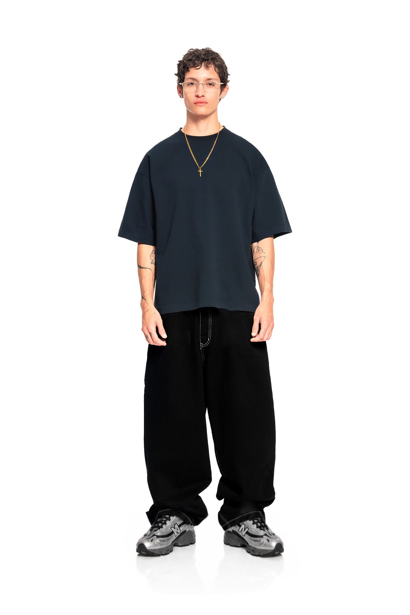 Middleweight Oversized Tee - Washed Blue