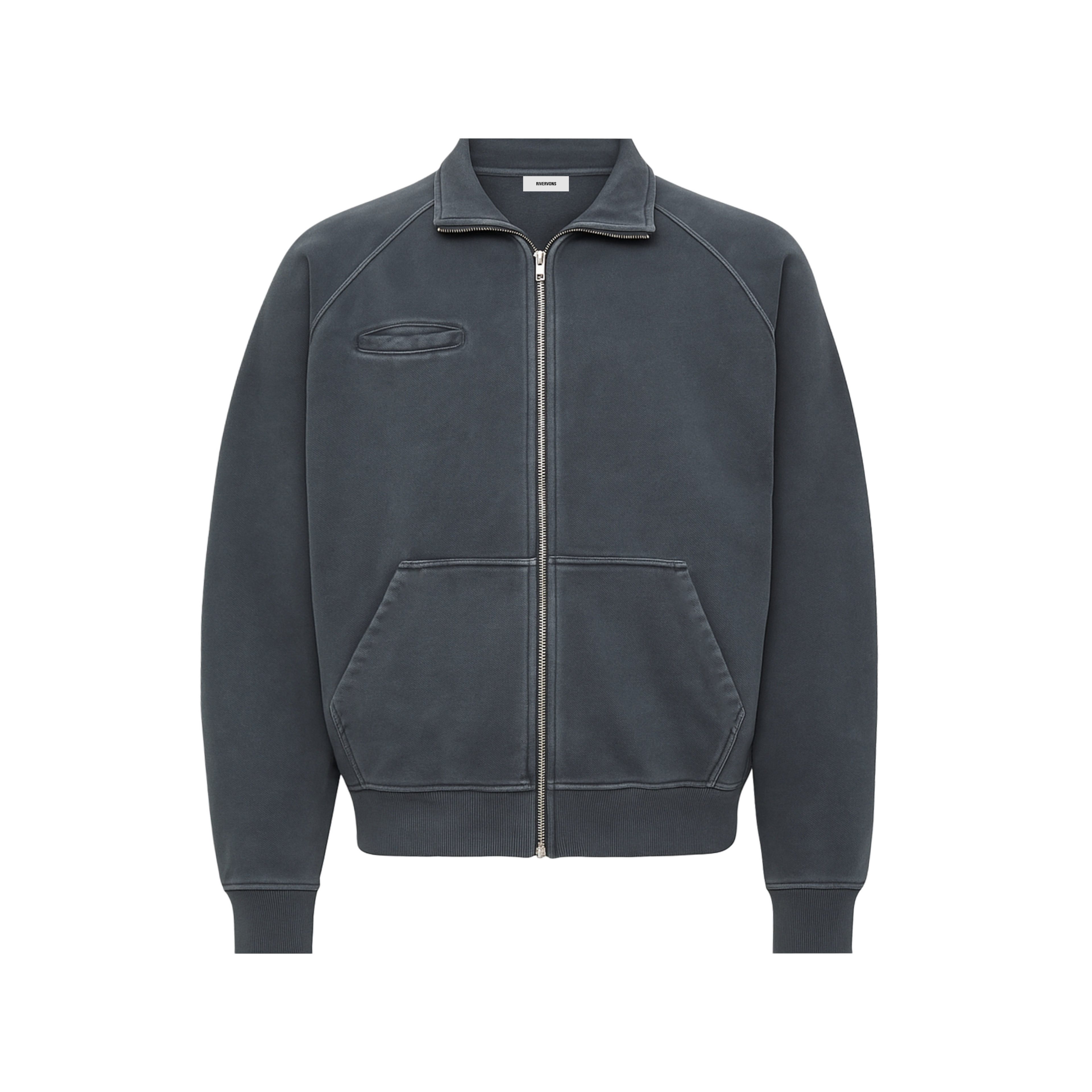 HeavyWeight Zipper - Washed Grey