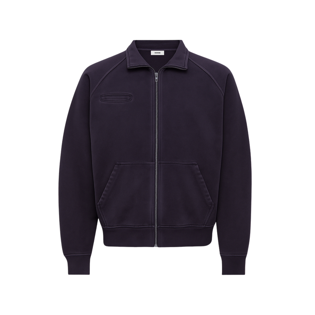 HeavyWeight Zipper - Deep Purple