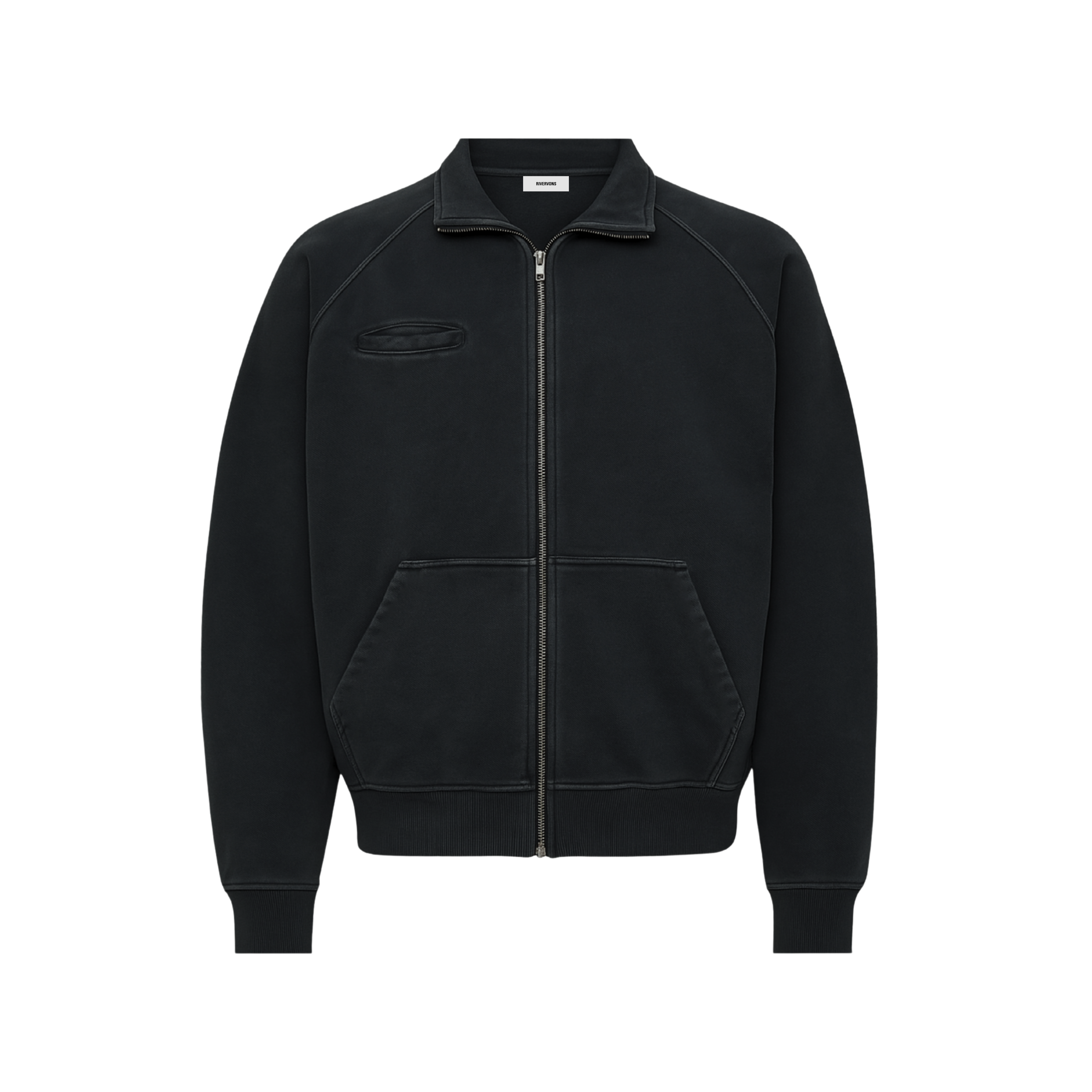 HeavyWeight Zipper - Washed Black