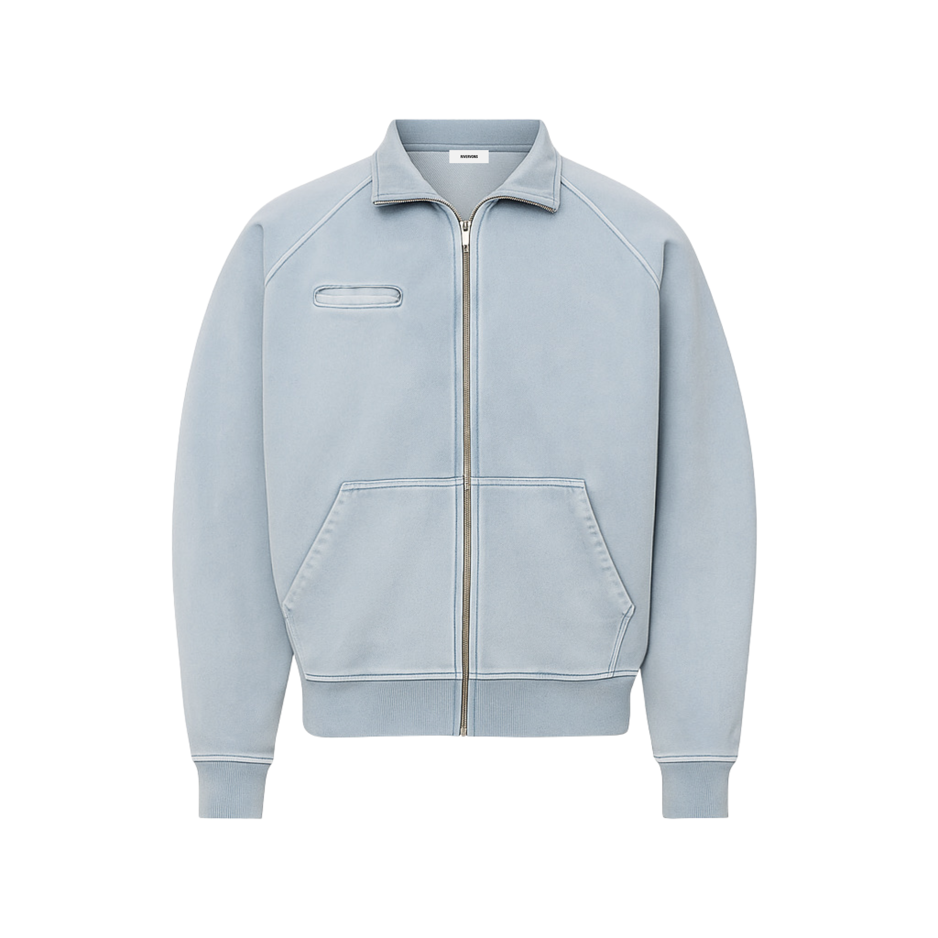 HeavyWeight Zipper - Glacier Blue