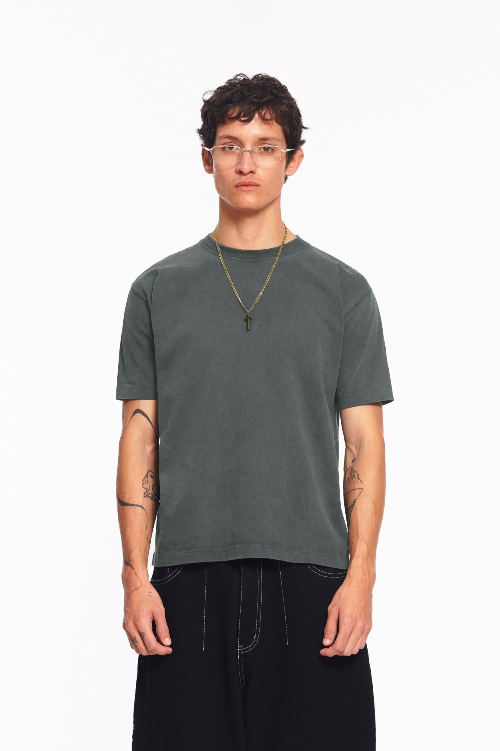 Heavyweight Regular Tee - Verde Militar
