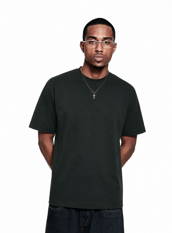 Middleweight Regular Tee - Washed Black