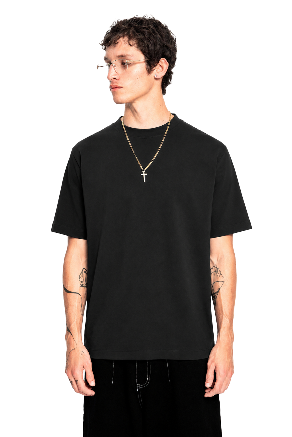 Middleweight Regular Tee - Washed Black