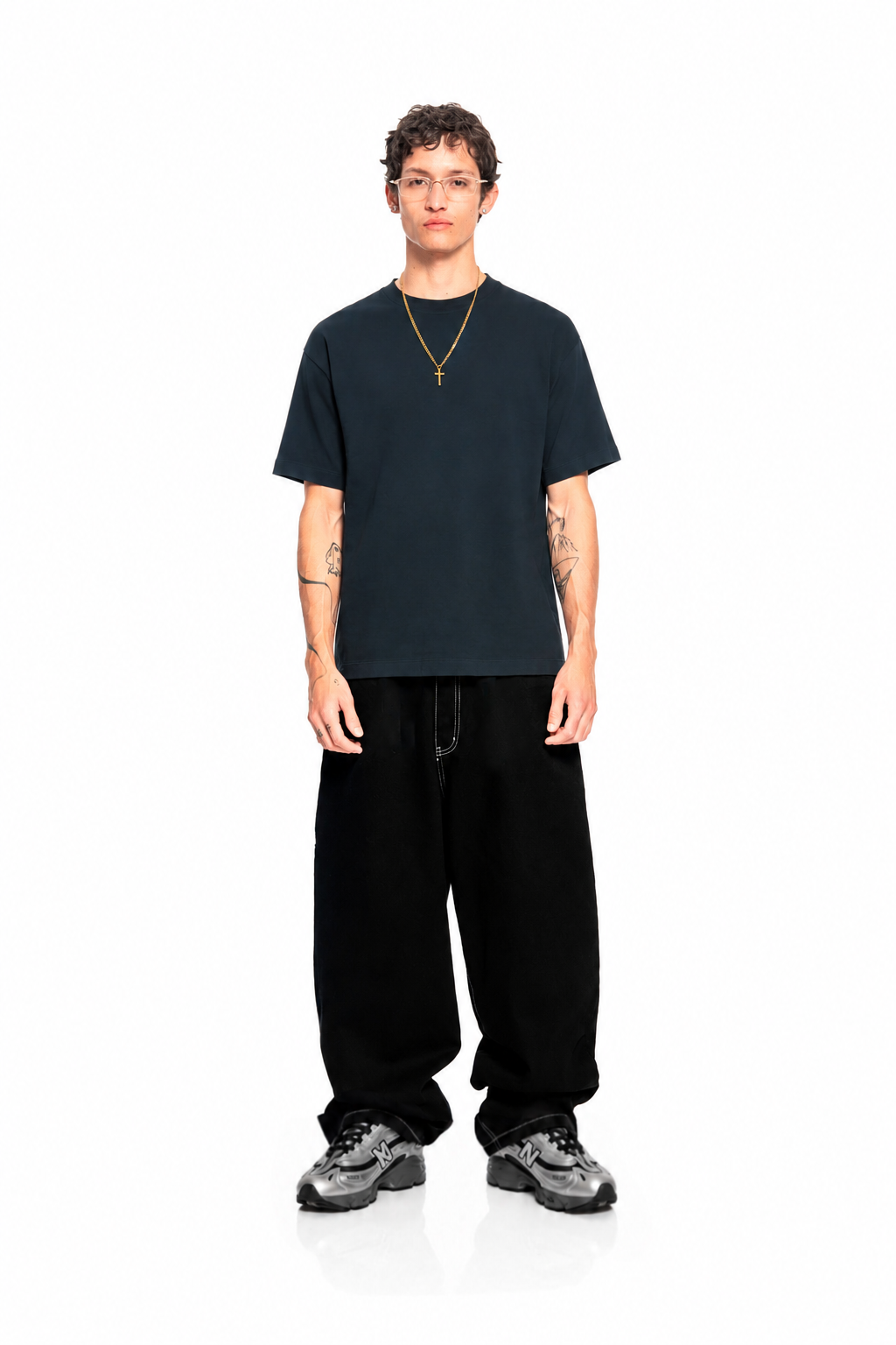 Middleweight Regular Tee - Washed Blue