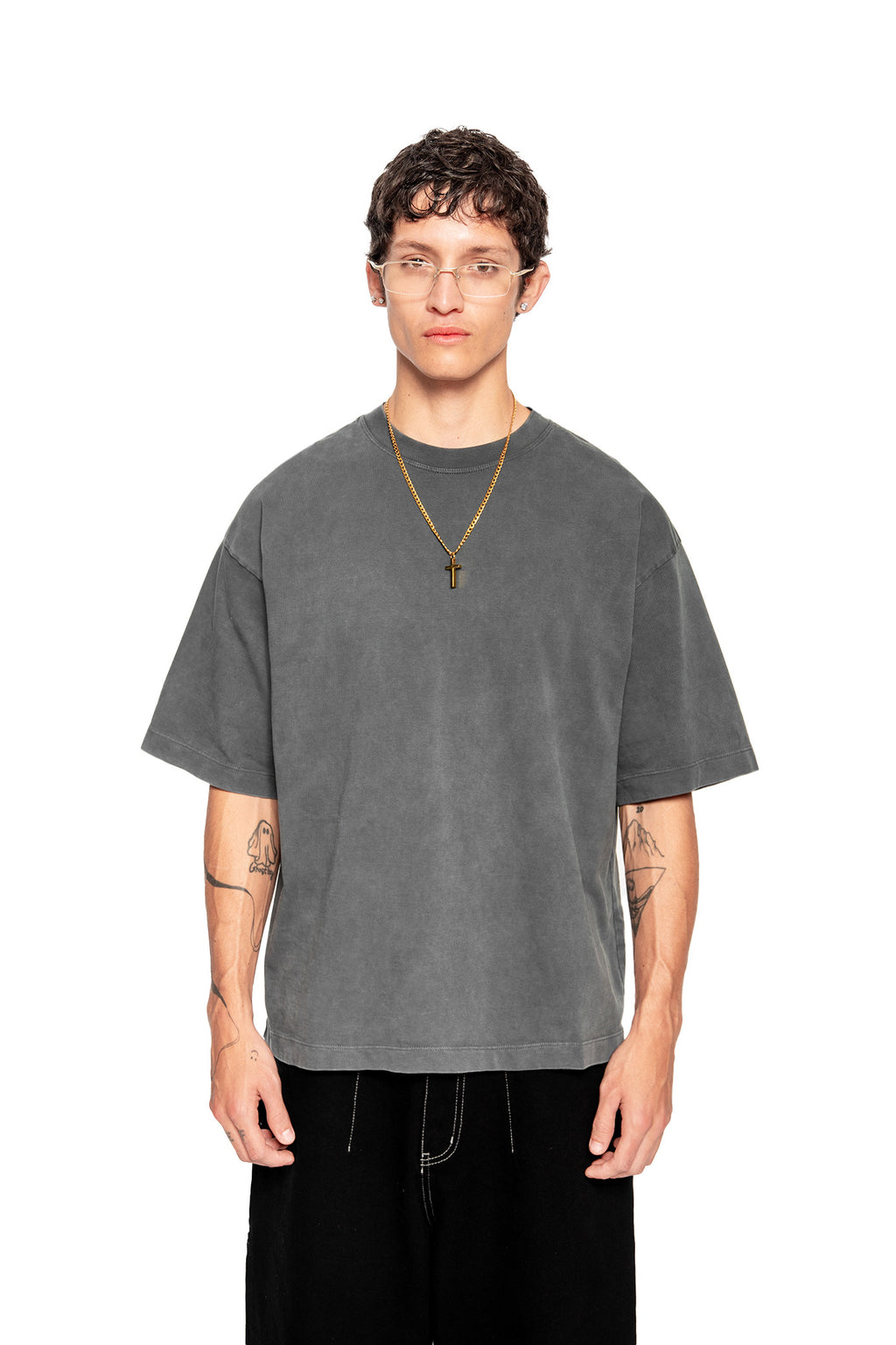Middleweight Oversized Tee - Washed Grey