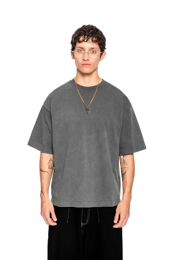 Middleweight Oversized Tee - Washed Grey