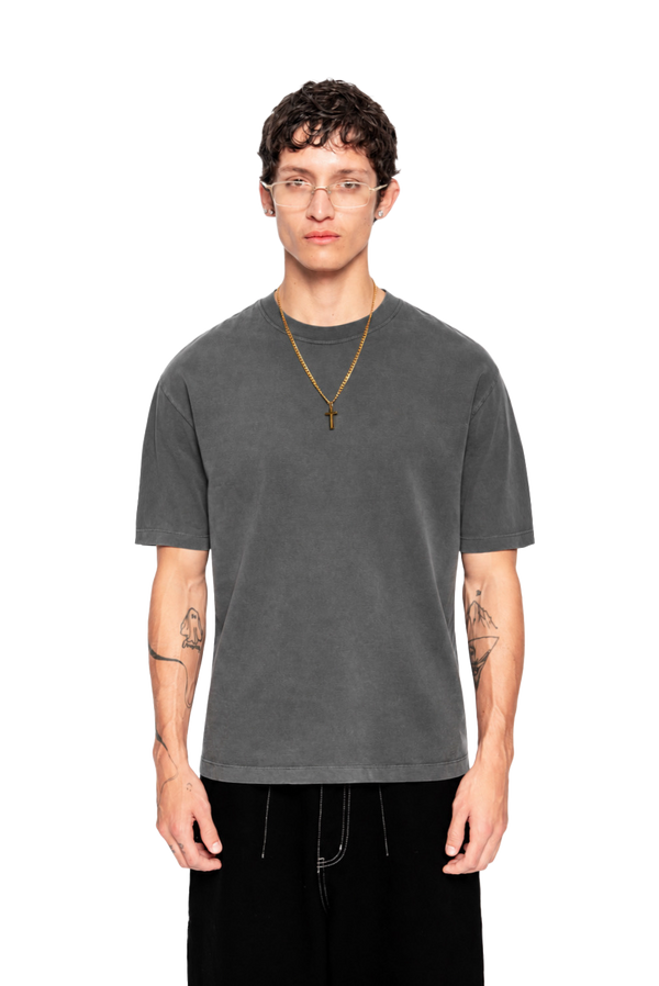 Middleweight Regular Tee - Washed Grey