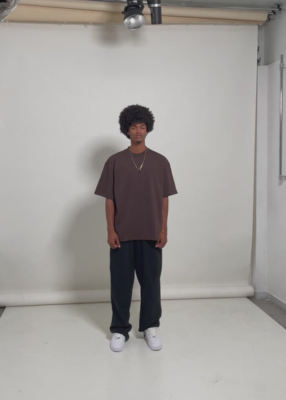 Polo Oversized - Marrón premium