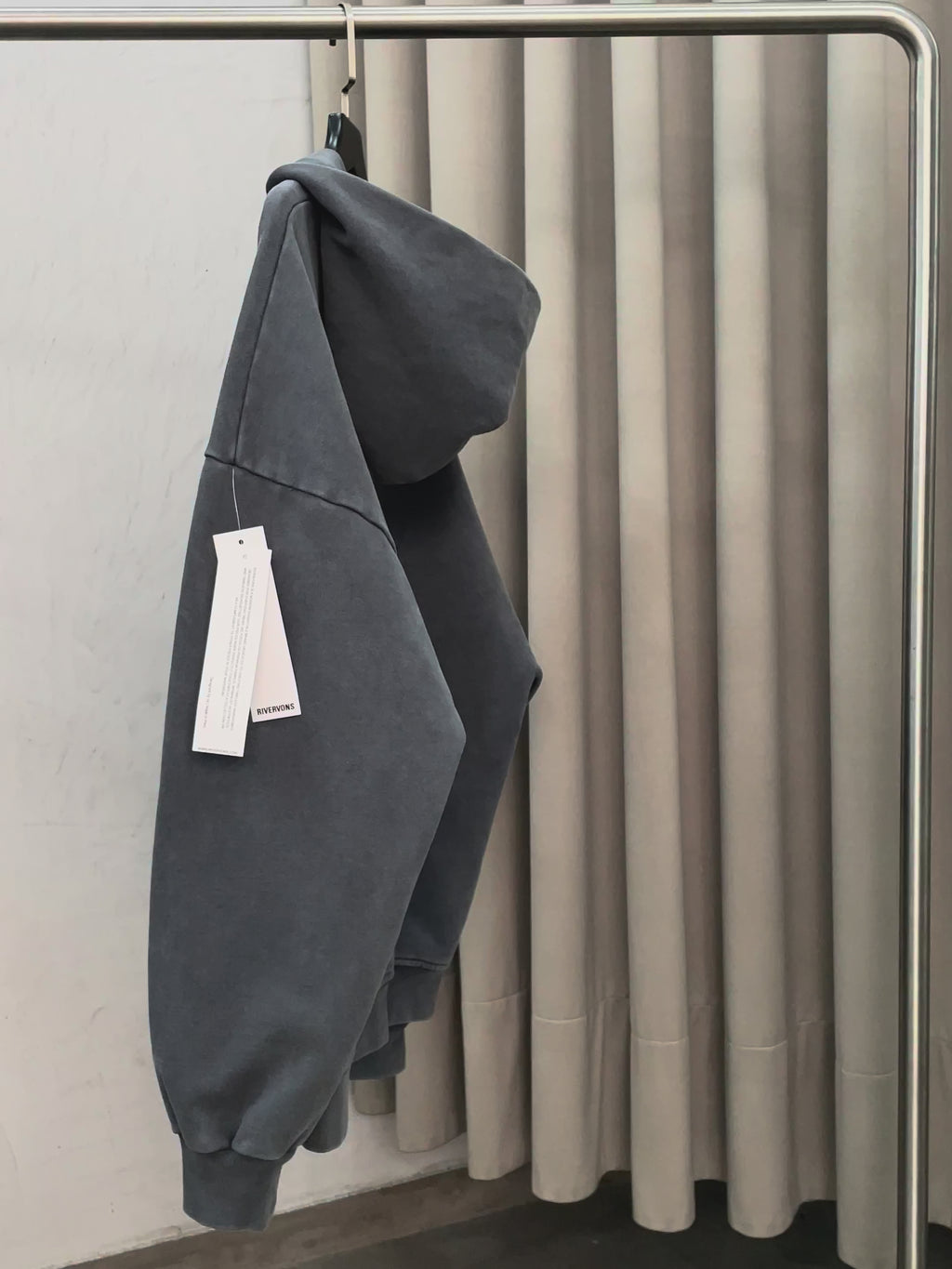 HeavyWeight Hoodie - Washed Grey