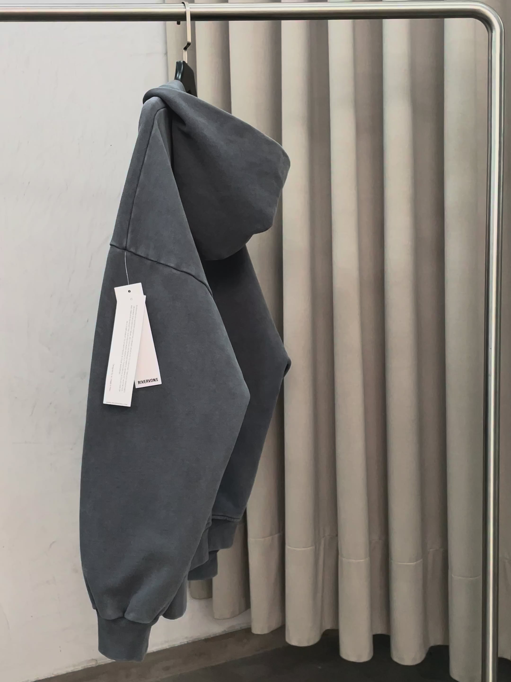 HeavyWeight Hoodie - Washed Grey