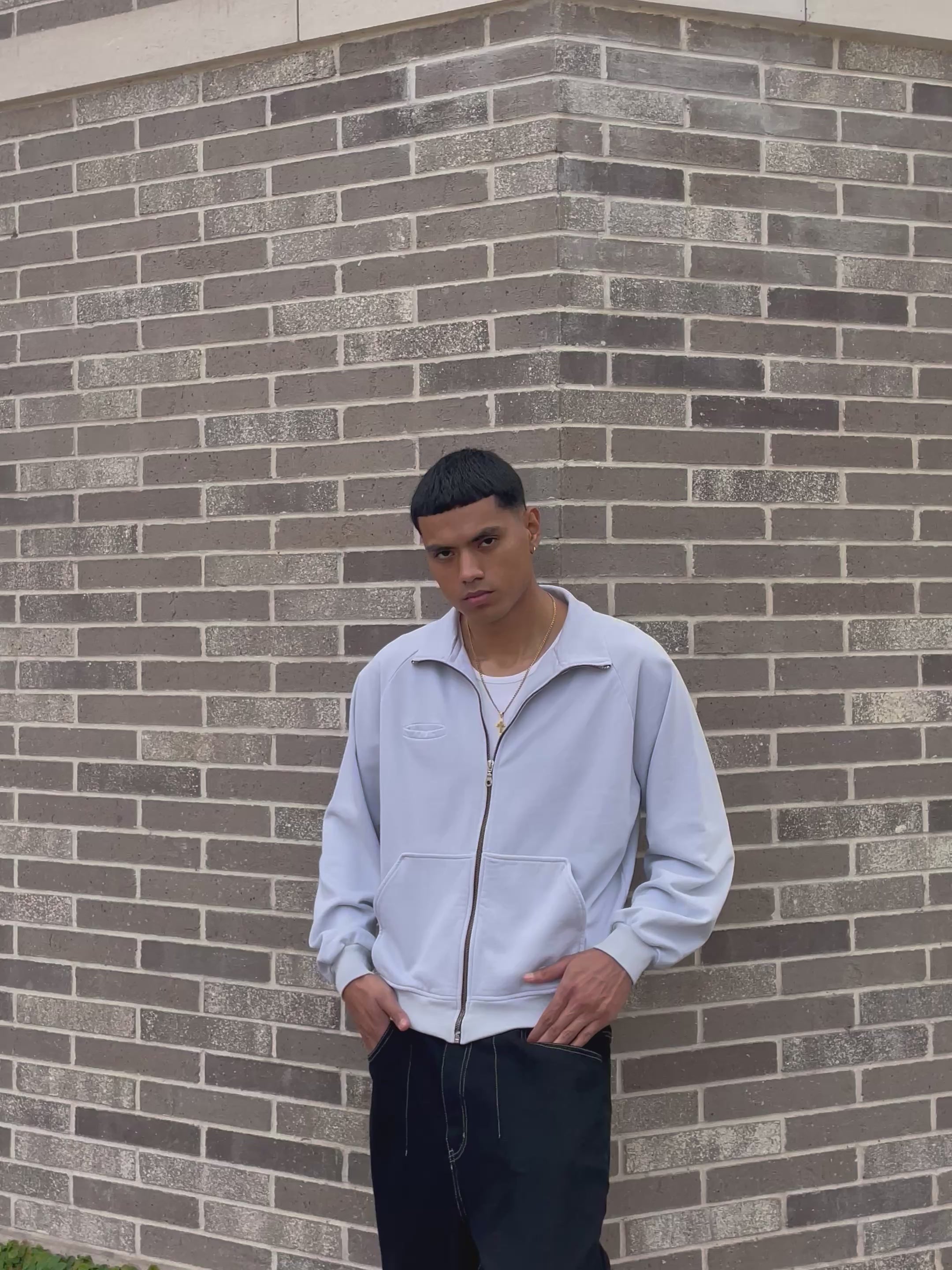 HeavyWeight Zipper - Glacier Blue