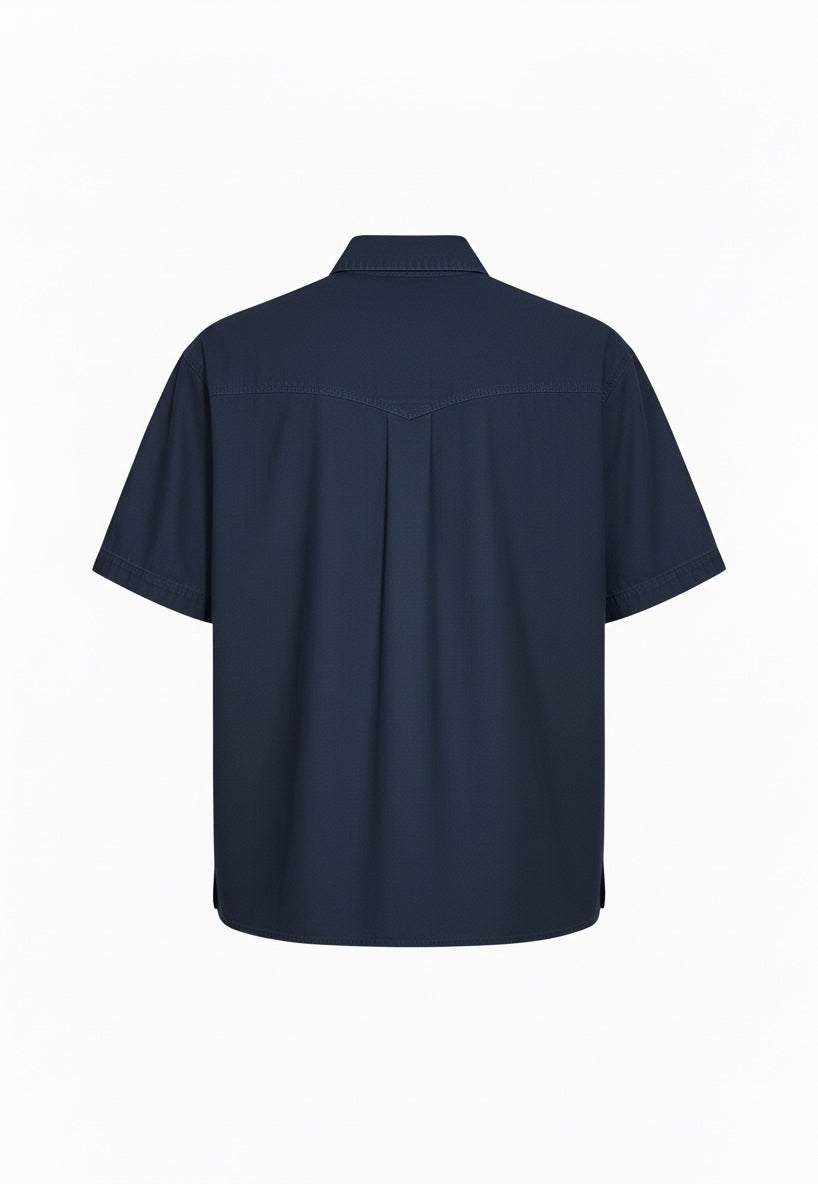 Camisa Cargo - Azul